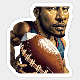 American Gridiron Football Player Sticker